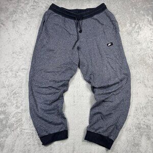 Nike Sweatpants Mens Baggy Tapered Joggers Lounge Active Sporty Gray Black XL